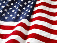 U.S. Flag.Inherited citizenship.